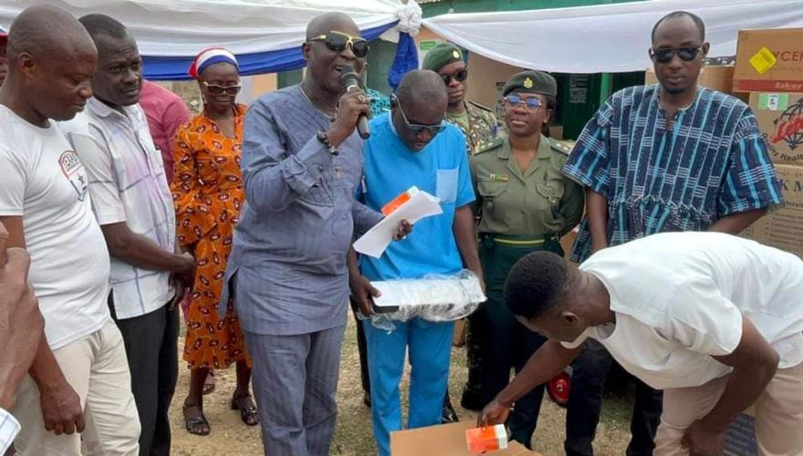 Effutu MP donate to a model health center 