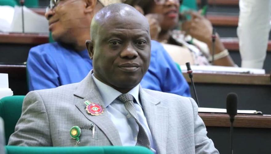 Picture of senator Salam Bamidele a Nigeria member of the ECOWAS delegation