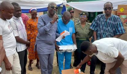 Effutu MP donate to a model health center 