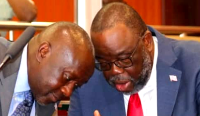 Two Liberian senators on drug issues in Liberia Snowe Jr 